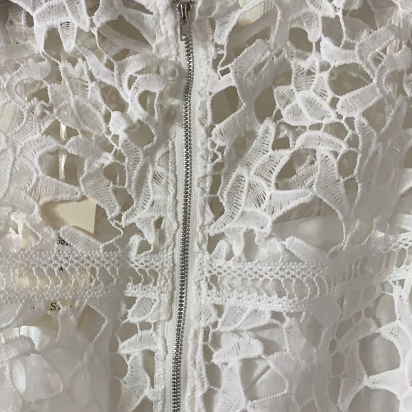 ❌DONATED❌White Crochet 2 Piece Sparkle Gem Detail Skirt Set - Picture 8 of 17